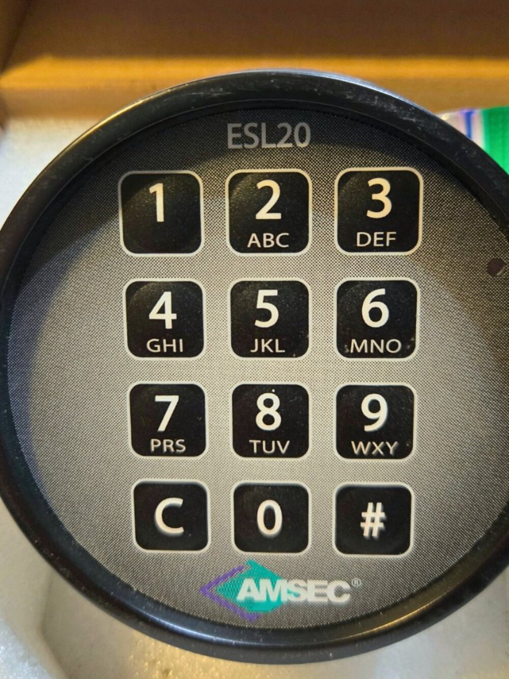 AMSEC ESL20XL Electronic Lock ESLXL Series